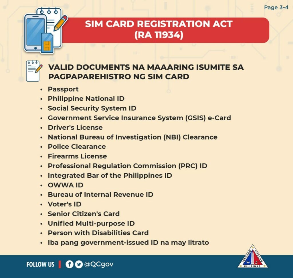 SIM CARD Registration Act